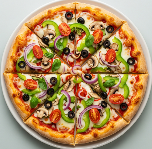 Hot Veggie Pizza 
