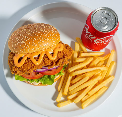 Warm Buns Classic Spicy Chicken Burger 