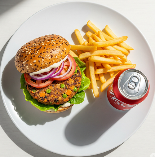 Pure Plant Veggie Burger 