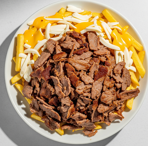 Doner Meat, Fries & Cheese 